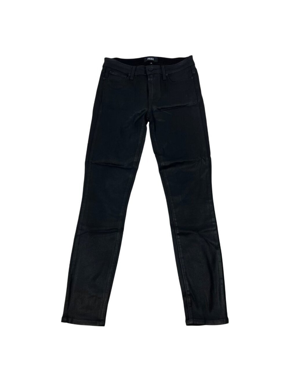 Paige Womens Hoxton Ankle Pants Luxe Black Size 26 Waist